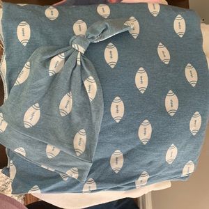 Copper Pearl Swaddle and Hat